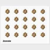 Sticker Carré Style vinyle abstrait argent tendance (Feuille)