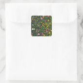 Sticker Carré Stylish Watercolor Floral Pattern (Sac)