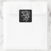 Sticker Carré Styrie Armoiries de Panther Lineart Autriche (Sac)