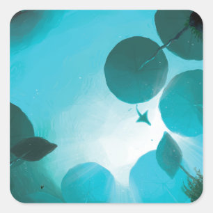 Sticker Carré Subnautica - Aquatic Ballad