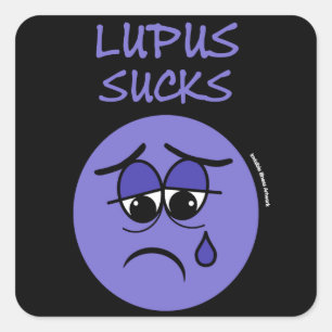 Sticker Carré SUCKS...Lupus