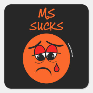 STICKER CARRÉ SUCKS...MS