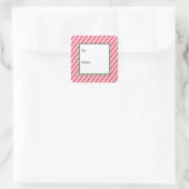 Sticker Carré Sucre de canne fractionné à partir (Sac)