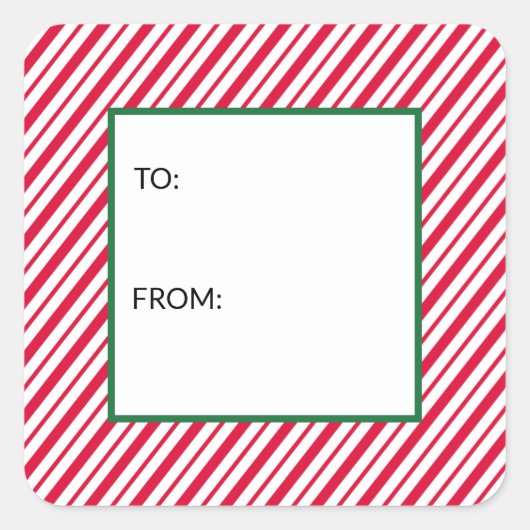 Sticker Carré Sucre de canne fractionné à partir (Devant)