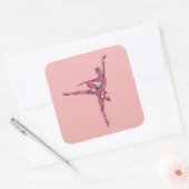 Sticker Carré Sucre Plum Fairy Ballerina (Enveloppe)