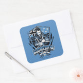 Sticker Carré Suicide Squad | Boomerang (Enveloppe)