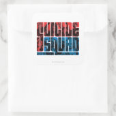 Sticker Carré Suicide Squad | et logo bleu (Sac)