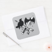 Sticker Carré Suicide Squad | Icône (Enveloppe)