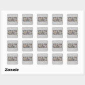 Sticker Carré Suivez l'argent ~ Facture (Feuille)
