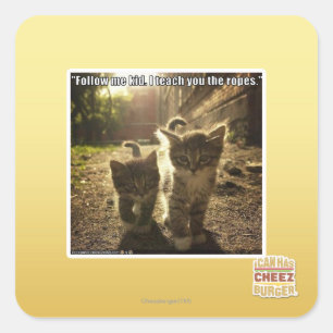 Sticker Carré Suivez-moi mon enfant