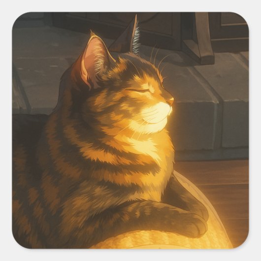 Sticker Carré Suki Charges Zoomie Batteries (Devant)