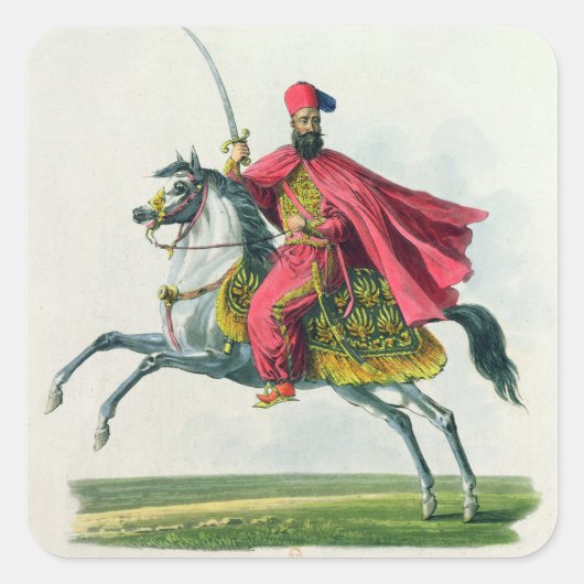 Sticker Carré Sultan Mahmud II 1829 (Devant)