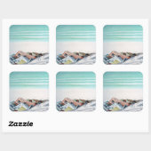 Sticker Carré Sun Sand et Money III (Feuille)