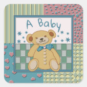 Sticker Carré Sundance Porte Un Bébé (Devant)