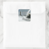 Sticker Carré Sunderland - Jetée Roker et phare (Sac)