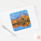 Sticker Carré Sunrise de courbe Oxbow (Enveloppe)