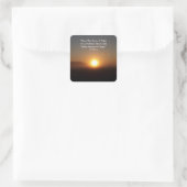 Sticker Carré Sunrise & Hope (Sac)