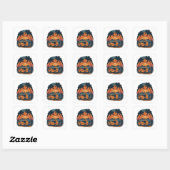 Sticker Carré Sunset Beach Caravan (Feuille)