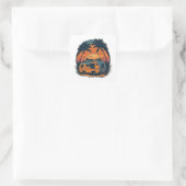 Sticker Carré Sunset Beach Caravan (Sac)