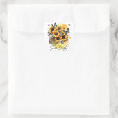Sticker Carré Sunshine Bloom (Sac)