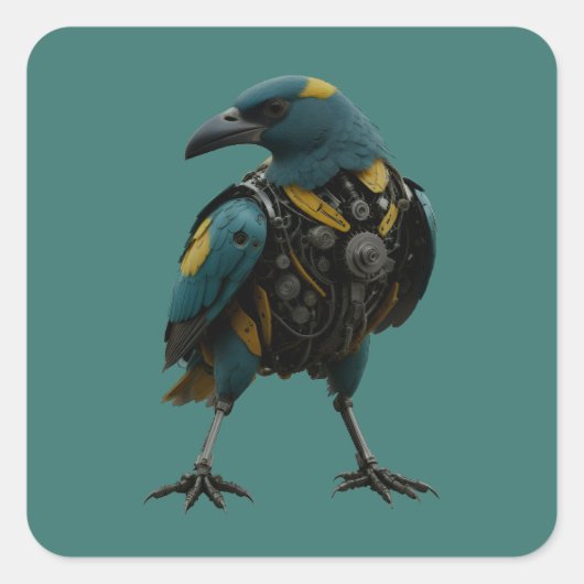 Sticker Carré Super Bird (Devant)