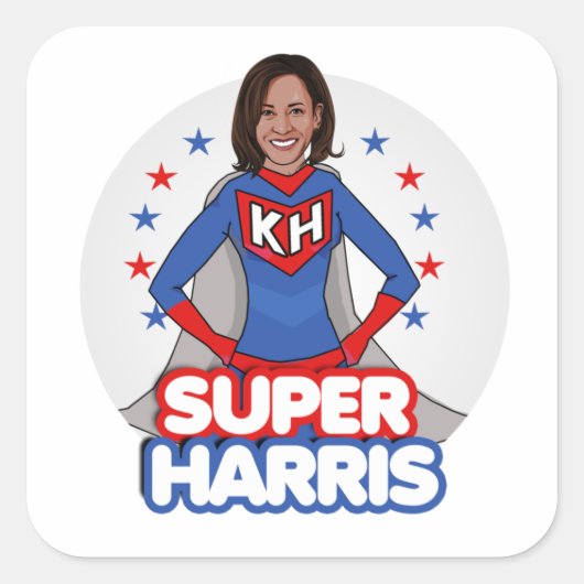 STICKER CARRÉ SUPER HARRIS (Devant)