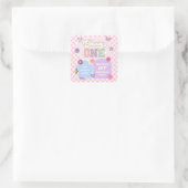 Sticker Carré Super One Preppy Patch 1er Anniversaire (Sac)