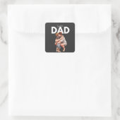 Sticker Carré Super papa (Sac)