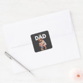 Sticker Carré Super papa (Enveloppe)
