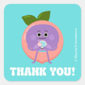 Sticker Carré Super Simple | Les Nums en fête d'été (Devant)