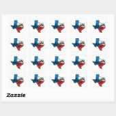 Sticker Carré Super Texas (Feuille)