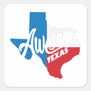 Sticker Carré Super Texas II