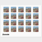 Sticker Carré Superbe Bosham Harbour Angleterre (Feuille)