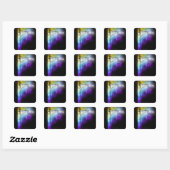 Sticker Carré Supergirl Rainbow (Feuille)