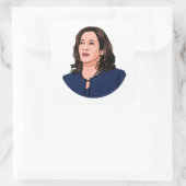 STICKER CARRÉ SUPERHERO KAMALA HARRIS (Sac)