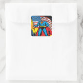 Sticker Carré Superman #24 (Sac)