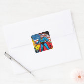 Sticker Carré Superman #24 (Enveloppe)