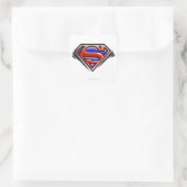 Sticker Carré Superman S-Shield | Logo Red Airbrush (Sac)