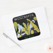 STICKER CARRÉ SUPERNOVA SATIVA (Enveloppe)