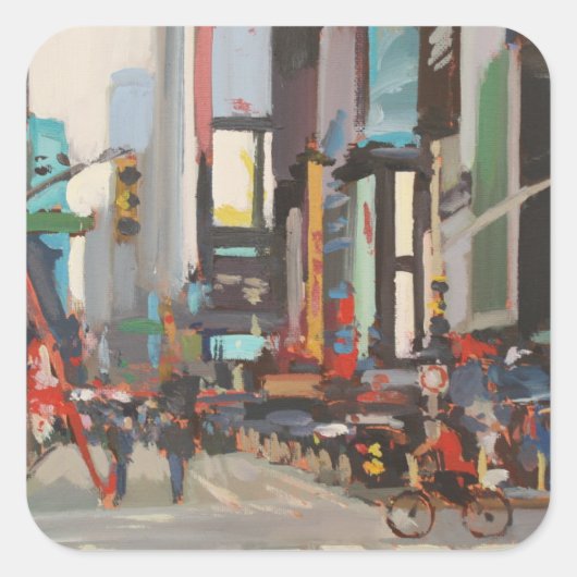 Sticker Carré Sur Broadway 2012 (Devant)