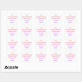 Sticker Carré Suranalyse (Feuille)