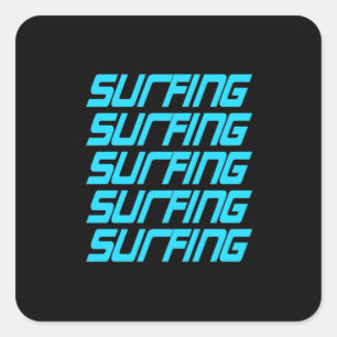 Sticker Carré Surf
