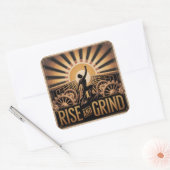 Sticker Carré Surgir Et Moudre (Enveloppe)