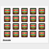 Sticker Carré "Suriname Pride" (Feuille)