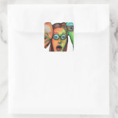 Sticker Carré Surprise ! (Sac)