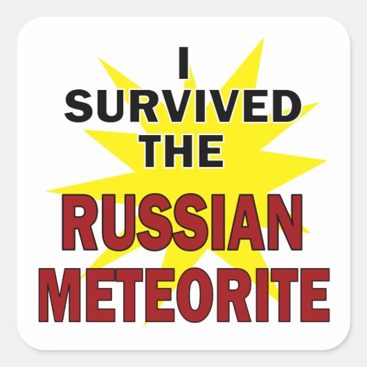 Sticker Carré Survivant de Meteor (Devant)