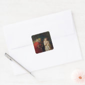 Sticker Carré Susanna et les anciens, 1856 (Enveloppe)