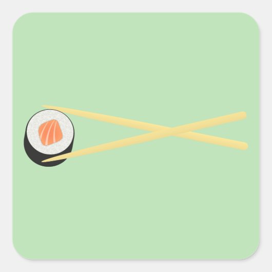 Sticker Carré Sushi I parfait (Devant)