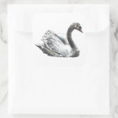 Sticker Carré Swan (Sac)
