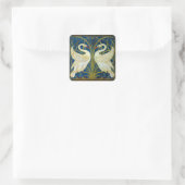 Sticker Carré Swans Art Déco (Sac)